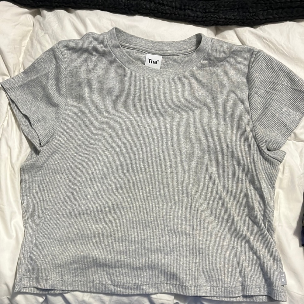 TNA Ribbed Cropped T-Shirt